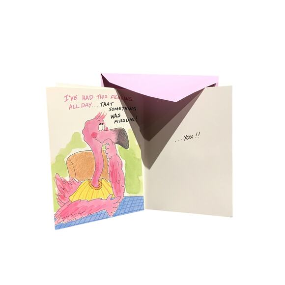 32 New Funny Vintage Characters Miss You Get Well Birthday Greeting Cards Env - Picture 7 of 8